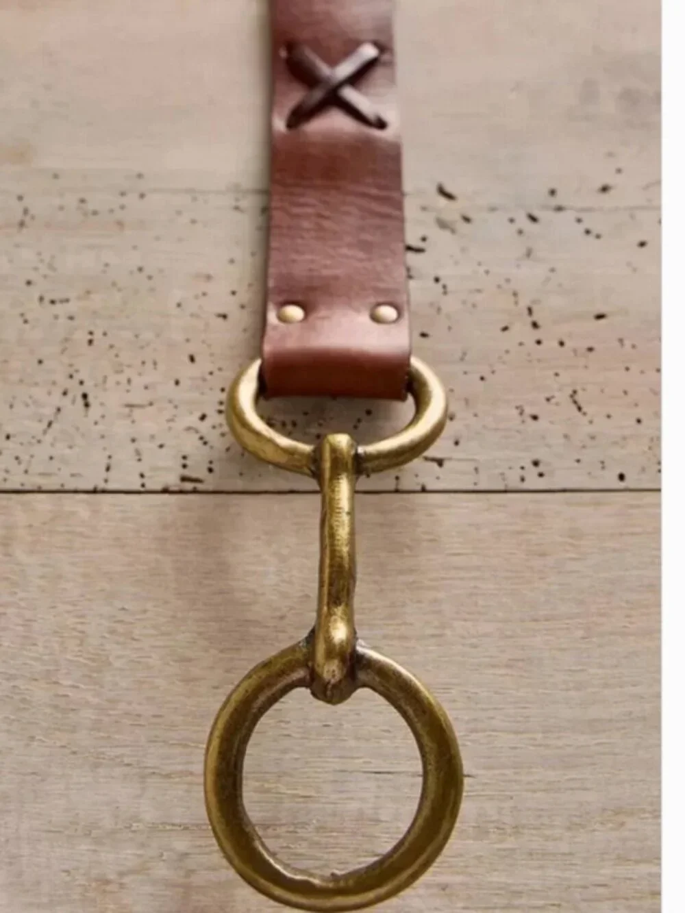 New! We The Free Darby Cognac Waist Belt in Small/Medium